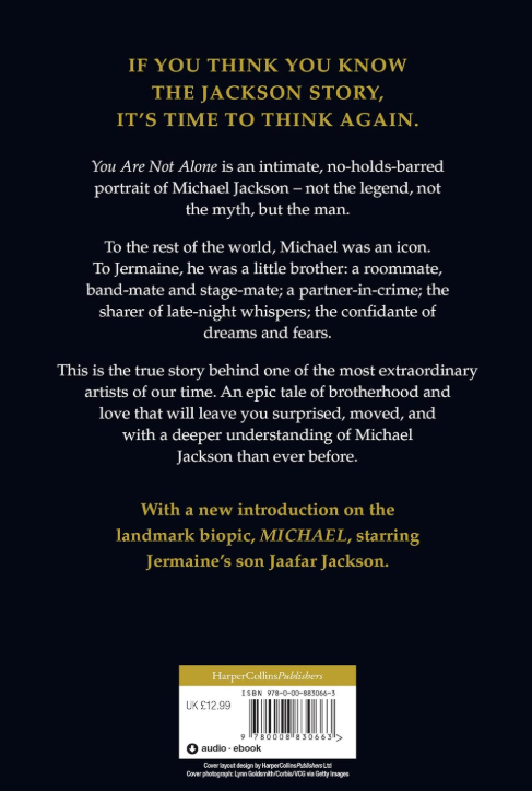Jermaine Jackson You Are Not Alone: Michael, Through A Brother's Eyes - Paperback